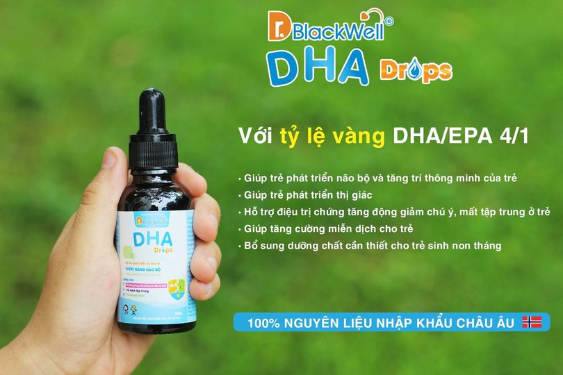 Vì sao trẻ sinh non nên uống DHA Drops