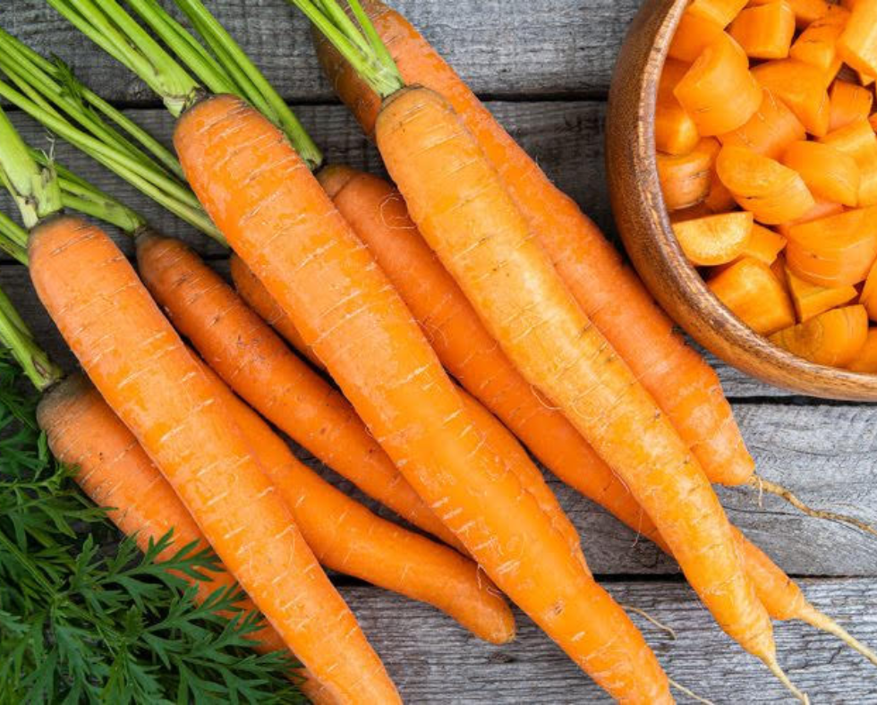 Cà rốt là thực phẩm tốt cho đôi mắt của bé